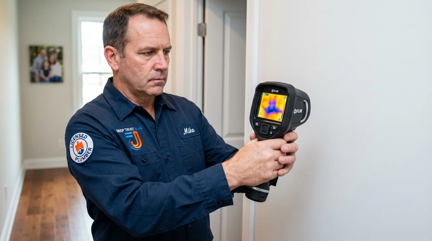 Thermal imaging leak detection by Johns Plumbing LLC in Gray Summit